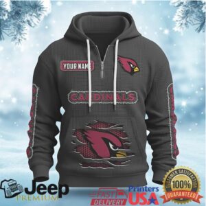 Custom Arizona Cardinals Zip Up Hoodie