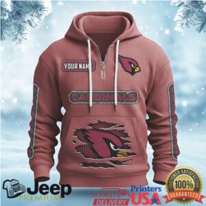 Custom Arizona Cardinals Zip Up Hoodie