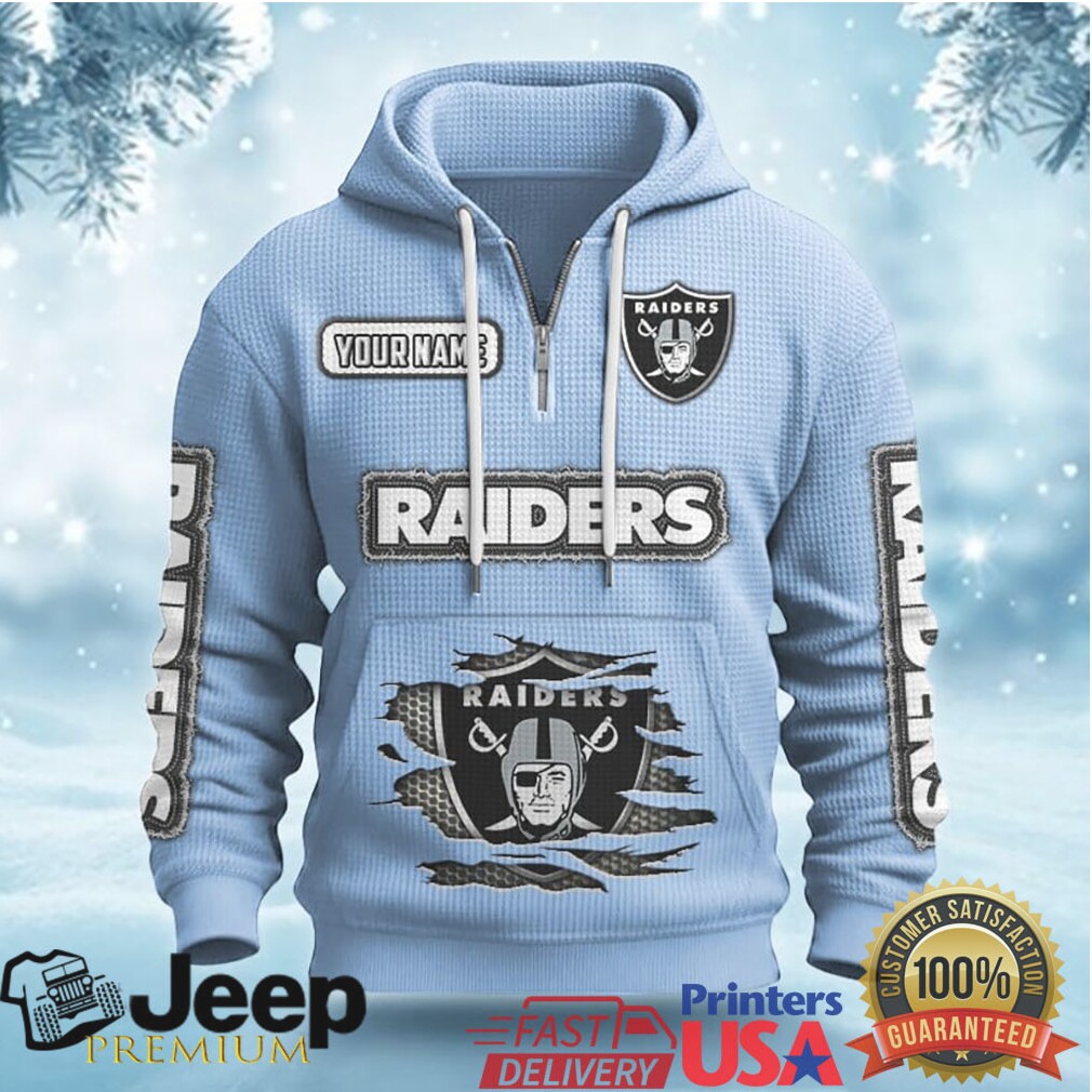 Custom Las Vegas Raiders 3D Graphic Zip Up Hoodie Custom Las Vegas Raiders 3D Graphic Zip Up Hoodie