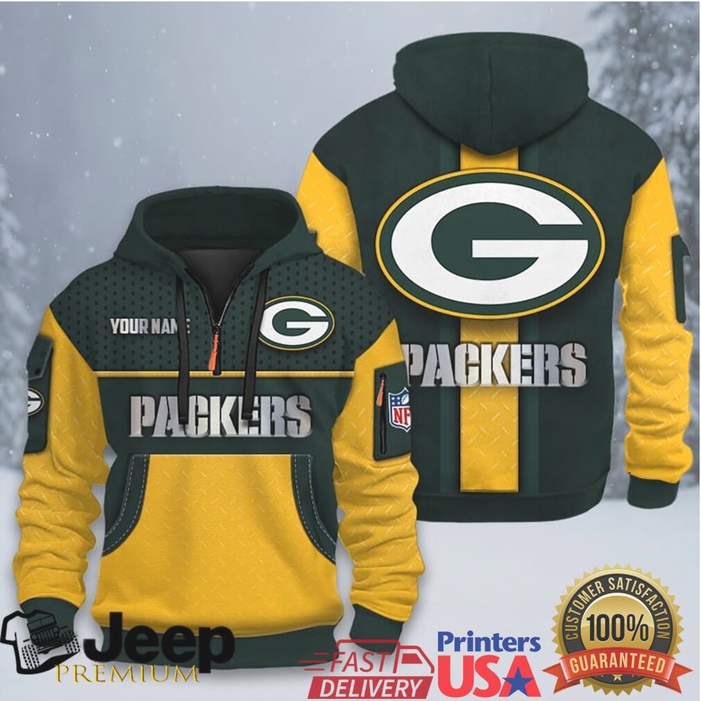 Custom Name Green Bay Packers Hoodie Custom Name Green Bay Packers Hoodie