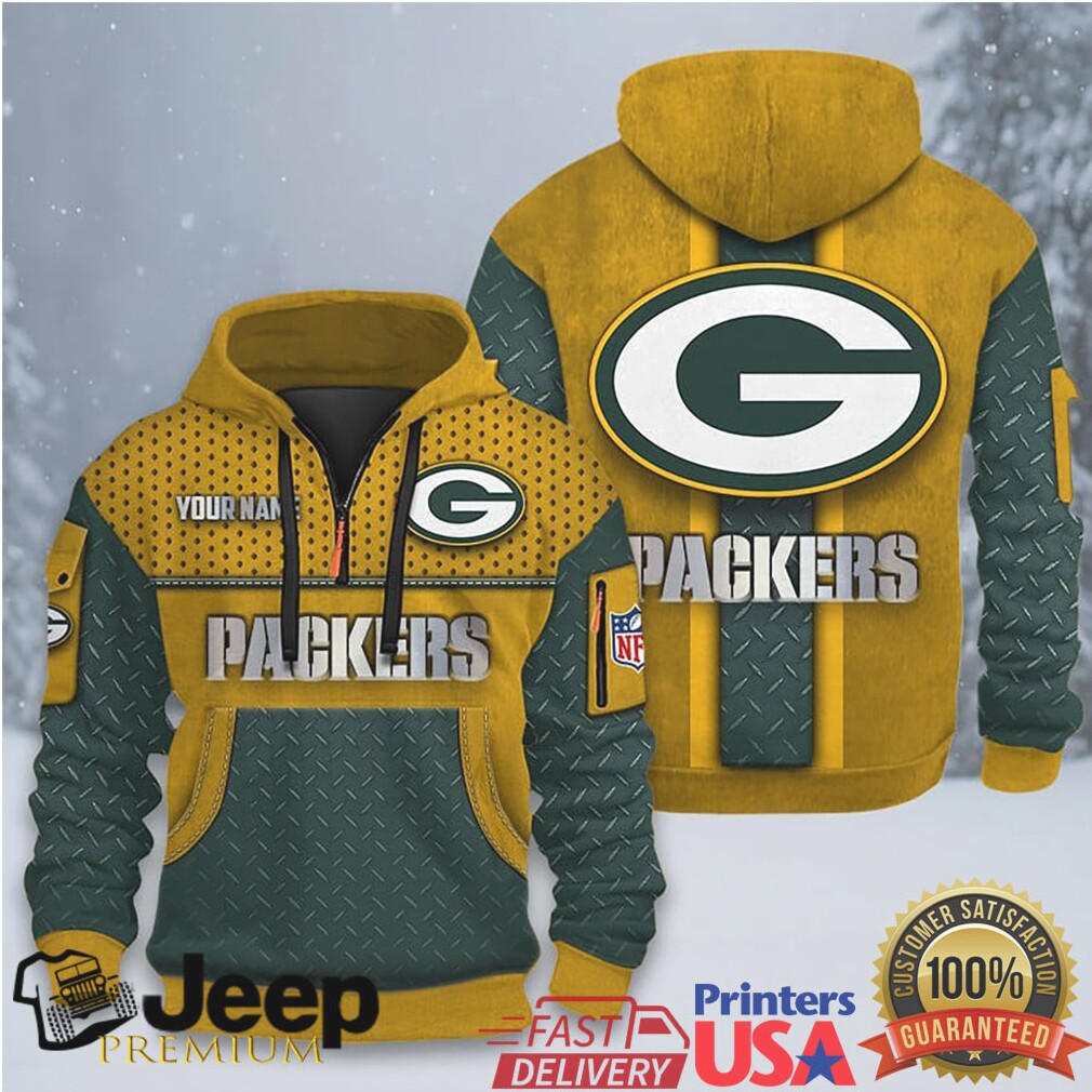 Custom Name Green Bay Packers Hoodie Custom Name Green Bay Packers Hoodie