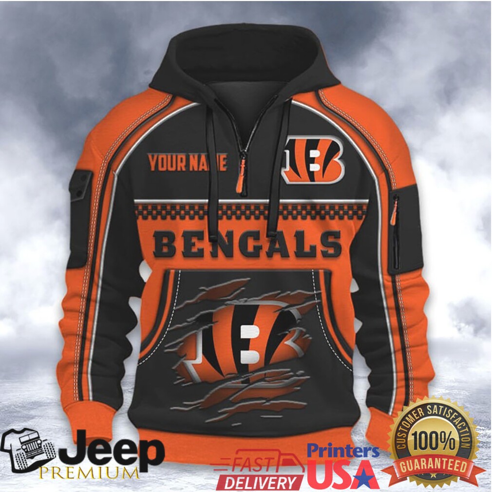 Customizable Cincinnati Bengals Hoodie Customizable Cincinnati Bengals Hoodie