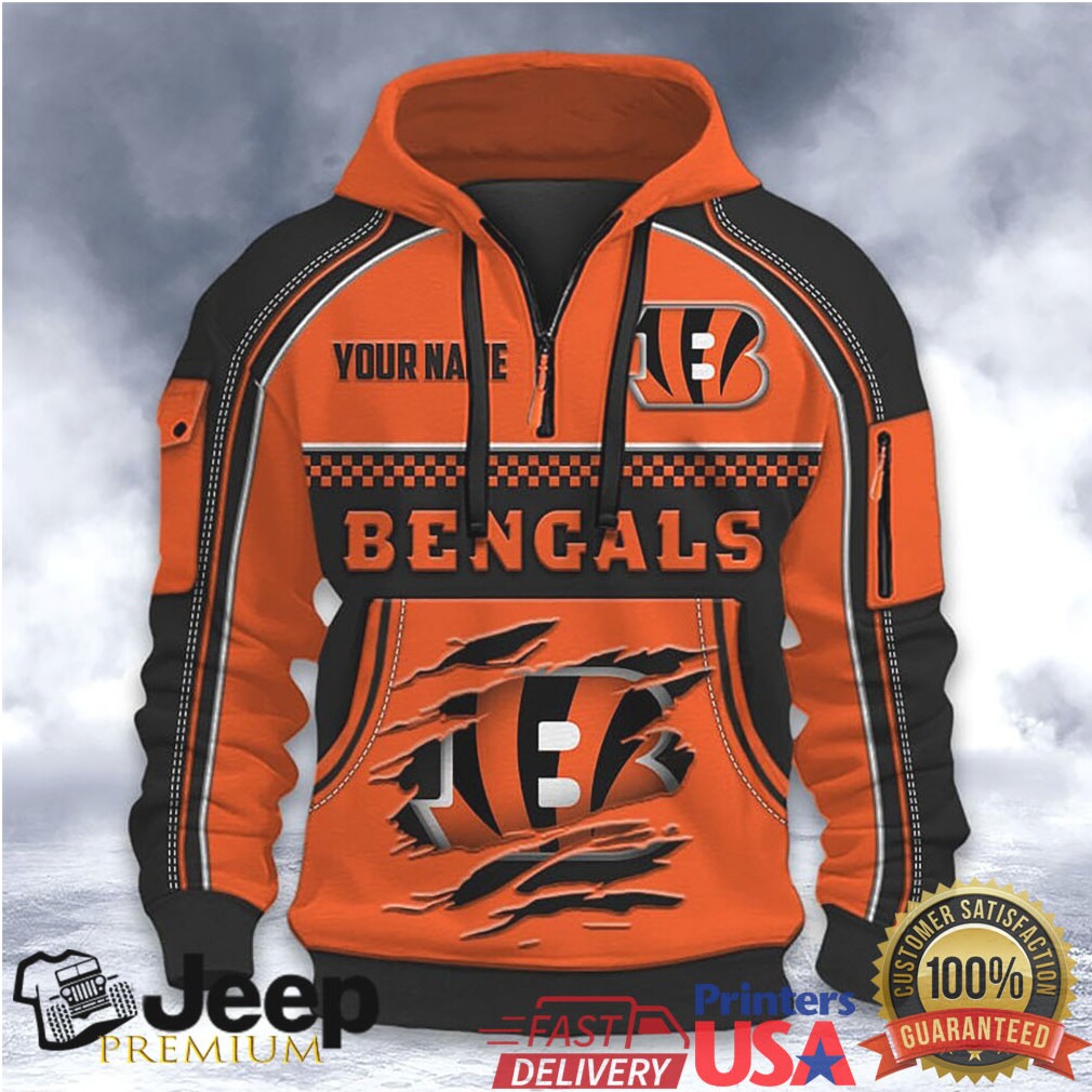 Customizable Cincinnati Bengals Hoodie Customizable Cincinnati Bengals Hoodie