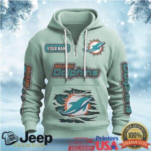 Customizable Miami Dolphins Pullover Hoodie