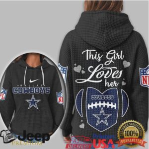 Dallas Cowboys Official NFL Game Day Waffle Hoodie