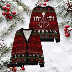 Darth Vader Christmas Legion Ugly Cardigan Sweaters Darth Vader Christmas Legion Ugly Cardigan Sweaters