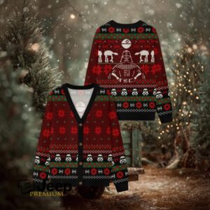 Darth Vader Christmas Legion Ugly Cardigan Sweaters