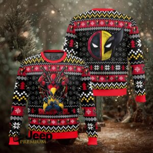 Deadpool X Wolverine Ugly Christmas Sweater