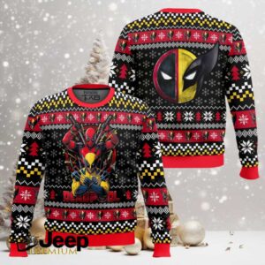 Deadpool X Wolverine Ugly Christmas Sweater