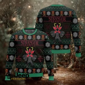 Demogorgon Krampus Stranger Things Ugly Christmas Sweater
