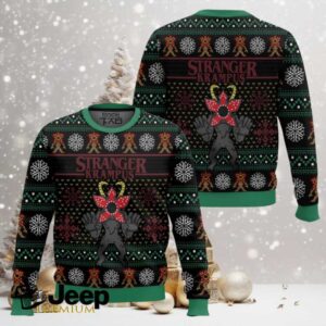 Demogorgon Krampus Stranger Things Ugly Christmas Sweater