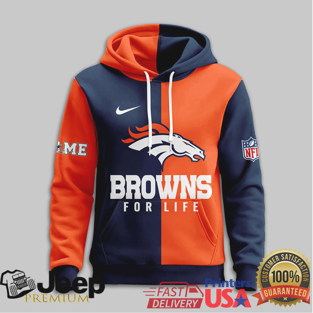 Denver Broncos Official NFL For Life Hoodie Denver Broncos Official NFL For Life Hoodie