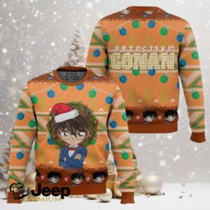 Detective Conan Case Closed Ugly Christmas Sweater