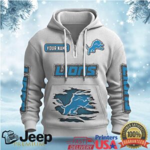 Detroit Lions Custom Distressed Hoodie