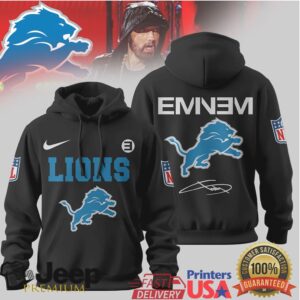 Detroit Lions Official NFL Eminem Hoodie