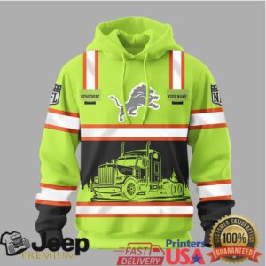 Detroit Lions Official NFL Truck Driver Hoodie