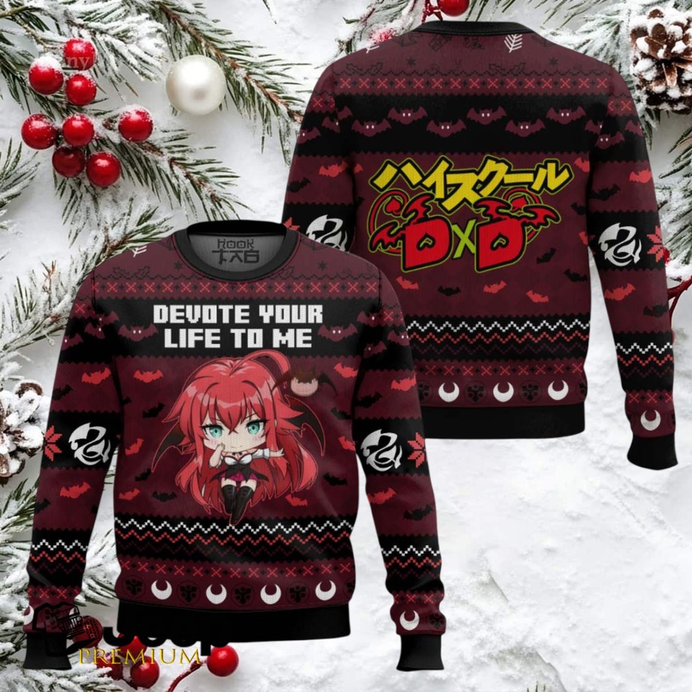 Devote Your Life To Me High School DXD Ugly Christmas Sweater Devote Your Life To Me High School DXD Ugly Christmas Sweater