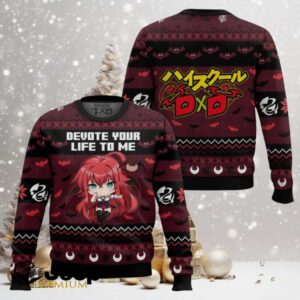 Devote Your Life To Me High School DXD Ugly Christmas Sweater
