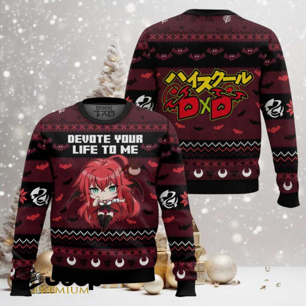 Devote Your Life To Me High School DXD Ugly Christmas Sweater Devote Your Life To Me High School DXD Ugly Christmas Sweater