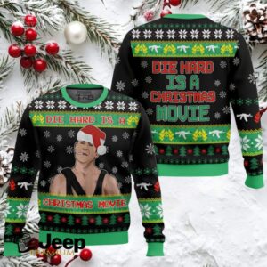 Die Hard Is A Christmas Movie Die Hard Ugly Christmas Sweater