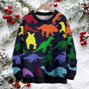 Dinosaur World Crew Neck Sweater