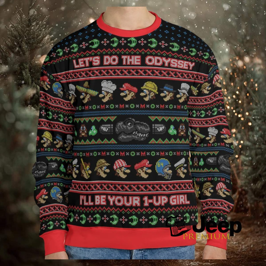 Do the Odyssey Super Mario Ugly Christmas Sweatshirt Do the Odyssey Super Mario Ugly Christmas Sweatshirt