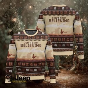 Don’t Stop Believing Thatgamecompany Journey Ugly Christmas Sweater