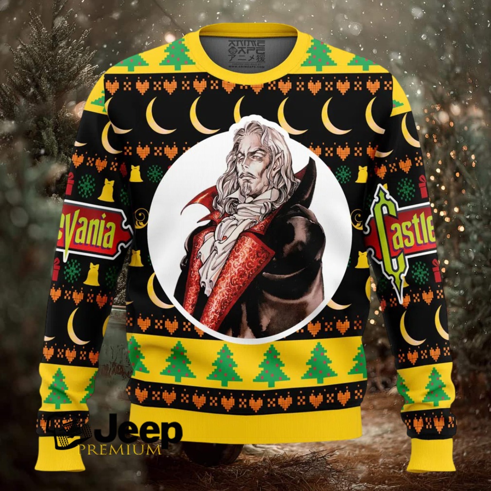 Dracula Castlevania Ugly Christmas Sweater Dracula Castlevania Ugly Christmas Sweater