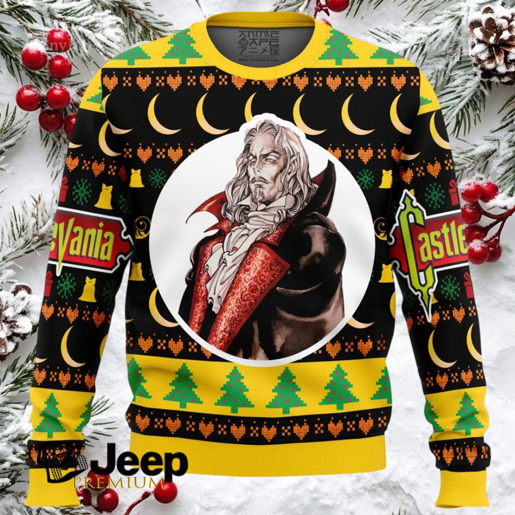 Dracula Castlevania Ugly Christmas Sweater Dracula Castlevania Ugly Christmas Sweater