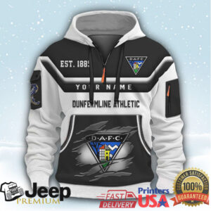 Dunfermline Athletic F.C. (DAFC) Est. 1885 Personalized Hoodie