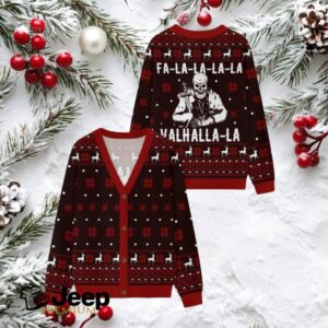 Fa La La La La Valhalla La Ugly Cardigan Sweaters Fa La La La La Valhalla La Ugly Cardigan Sweaters