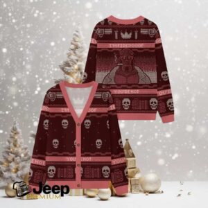 Fireproof Christmas Ugly Cardigan Sweaters