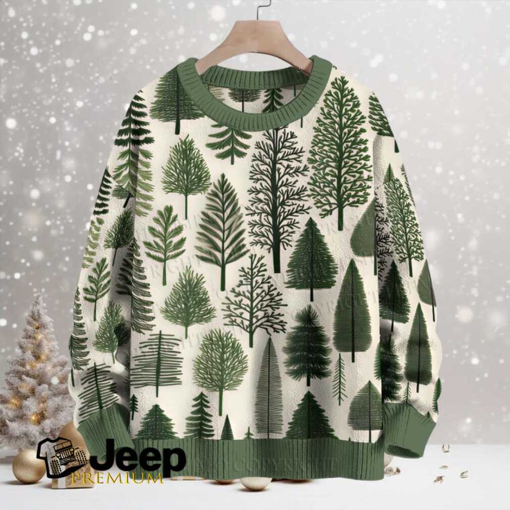 Forest Trees Crew Neck Sweater Forest Trees Crew Neck Sweater