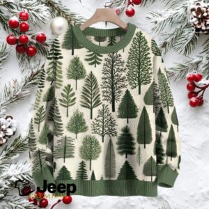 Forest Trees Crew Neck Sweater