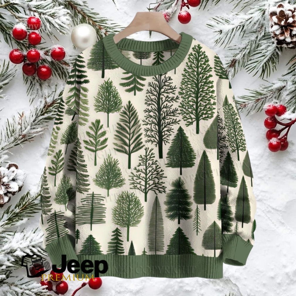Forest Trees Crew Neck Sweater Forest Trees Crew Neck Sweater