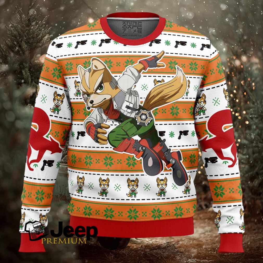 Fox McCloud Star Fox Ugly Christmas Sweater Fox McCloud Star Fox Ugly Christmas Sweater
