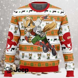 Fox McCloud Star Fox Ugly Christmas Sweater