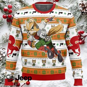 Fox McCloud Star Fox Ugly Christmas Sweater