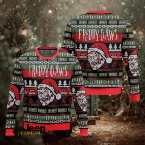 Freddy Claws A Nightmare On Elm Street Ugly Christmas Sweater