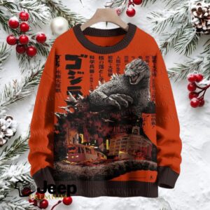 Godzilla Japanese Crew Neck Sweater