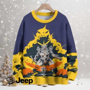 Godzilla Mothra Machagodzilla Crew Neck Sweater