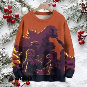 Godzilla Smog Monster Crew Neck Sweater