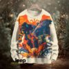 Godzilla Crew Neck Sweater Godzilla Crew Neck Sweater