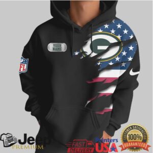 Green Bay Packers Official NFL Customizable Skull Hoodie