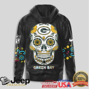 Green Bay Packers Official NFL Dia de los Muertos Limited Editions Hoodie