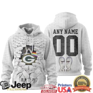 Green Bay Packers Official NFL Pink Floyd 3D Hoodie