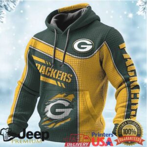 Green Bay Packers Two Tone Pro Football Hoodie