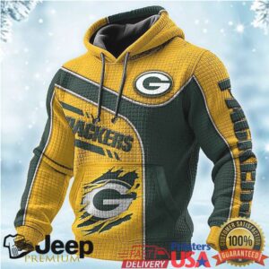 Green Bay Packers Two Tone Pro Football Hoodie