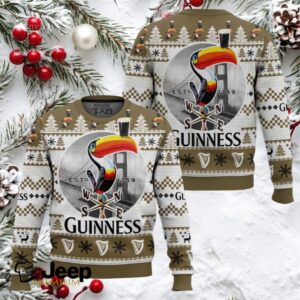 Guinness Beer 1759 Toucan Ugly Christmas Sweater