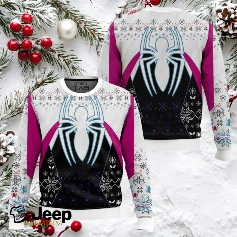 Gwen Stacy In To The Spiderverse Ugly Christmas Sweater Gwen Stacy In To The Spiderverse Ugly Christmas Sweater